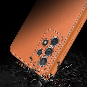 Dux Ducis Dux Ducis Yolo eleganckie etui pokrowiec ze skóry ekologicznej Samsung Galaxy A72 4G pomarańczowy 11