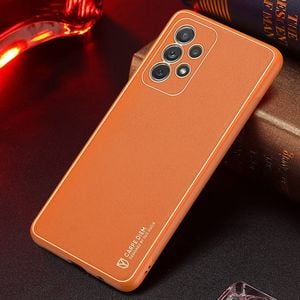 Dux Ducis Dux Ducis Yolo eleganckie etui pokrowiec ze skóry ekologicznej Samsung Galaxy A72 4G pomarańczowy 13