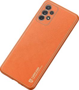 Dux Ducis Dux Ducis Yolo eleganckie etui pokrowiec ze skóry ekologicznej Samsung Galaxy A72 4G pomarańczowy 2