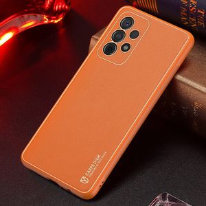 Dux Ducis Dux Ducis Yolo eleganckie etui pokrowiec ze skóry ekologicznej Samsung Galaxy A52 5G / A52 4G pomarańczowy 13
