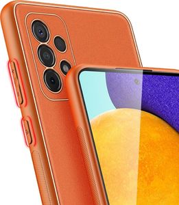 Dux Ducis Dux Ducis Yolo eleganckie etui pokrowiec ze skóry ekologicznej Samsung Galaxy A52 5G / A52 4G pomarańczowy 7
