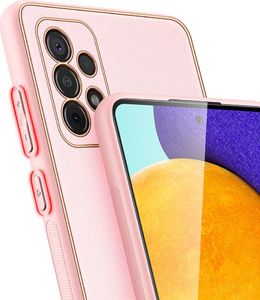 Dux Ducis Dux Ducis Yolo eleganckie etui pokrowiec ze skóry ekologicznej Samsung Galaxy A52 5G / A52 4G różowy 4