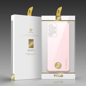 Dux Ducis Dux Ducis Yolo eleganckie etui pokrowiec ze skóry ekologicznej Samsung Galaxy A52 5G / A52 4G różowy 5