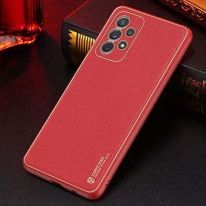 Dux Ducis Dux Ducis Yolo eleganckie etui pokrowiec ze skóry ekologicznej Samsung Galaxy A72 4G czerwony 13