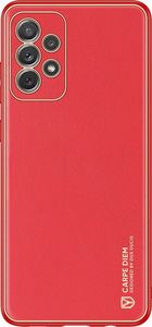 Dux Ducis Dux Ducis Yolo eleganckie etui pokrowiec ze skóry ekologicznej Samsung Galaxy A72 4G czerwony 2