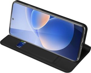Dux Ducis Skin Pro kabura etui pokrowiec z klapką Vivo X60 czarny 3