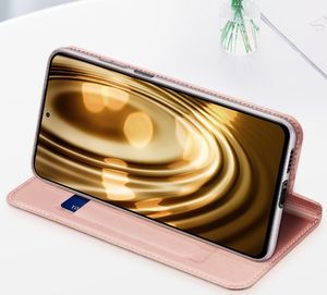 Dux Ducis Dux Ducis Skin Pro kabura etui pokrowiec z klapką Xiaomi Redmi K40 Pro+ / K40 Pro / K40 / Poco F3 różowy 13