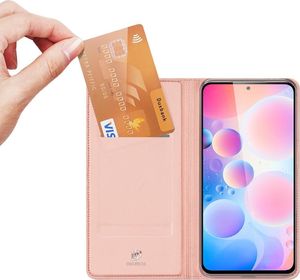 Dux Ducis Dux Ducis Skin Pro kabura etui pokrowiec z klapką Xiaomi Redmi K40 Pro+ / K40 Pro / K40 / Poco F3 różowy 2