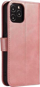 Hurtel Magnet Case elegancki futerał etui pokrowiec z klapką i funkcją podstawki Samsung Galaxy A32 4G różowy 3