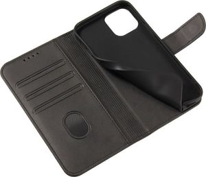 Hurtel Magnet Case elegancki futerał etui pokrowiec z klapką i funkcją podstawki Xiaomi Mi 10T Pro / Mi 10T czarny 7