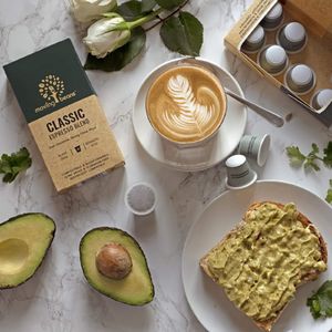 MOVING BEANS Moving Beans, PROMOCJA 50%, Kawa w kapsułkach kompostowalnych Classic Espresso Blend, 10 szt., TERMIN WAŻNOŚCI 14.04.2021 2