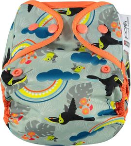 Pieluszki Close Caboo Otulacz, pieluszka wielorazowa z napami Toucan 3-16 kg, 1 szt. 1