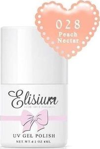Elisium ELISIUM_UV Gel Polish lakier hybrydowy do paznokci 028 Peach Nectar 8ml 2