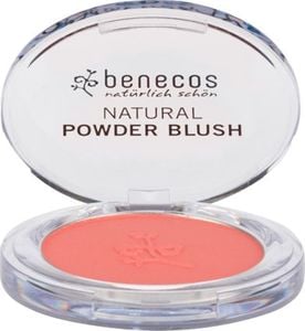 Benecos BENECOS_Natural Powder Blush róż do policzków koralowa czerwień Sassy Salmon 5,5g 1