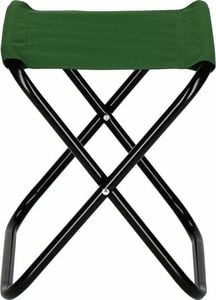 Springos Krzesło składane turystyczne na biwak wędkarskie zielone UNIWERSALNY 1