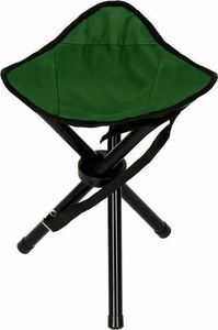 Springos Krzesło składane trójkątne turystyczne na biwak wędkarskie zielone UNIWERSALNY 6