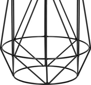 Springos Stojący kwietnik 26,5 cm stojak z doniczką na kwiaty nowoczesny loft czarny mat UNIWERSALNY 6