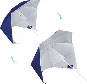 Springos Parasol plażowy 180 cm namiot ciemnoniebieski UNIWERSALNY 11