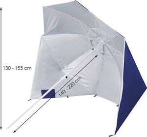 Springos Parasol plażowy 180 cm namiot ciemnoniebieski UNIWERSALNY 14
