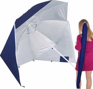Springos Parasol plażowy 180 cm namiot ciemnoniebieski UNIWERSALNY 3