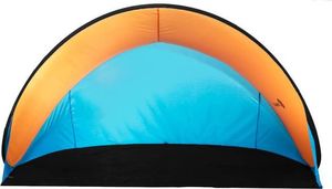 Springos Namiot plażowy samorozkładający Pop-up niebiesko pomarańczowy uniwersalny 4