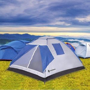 Namiot turystyczny Springos 4 osobowy niebieski 14