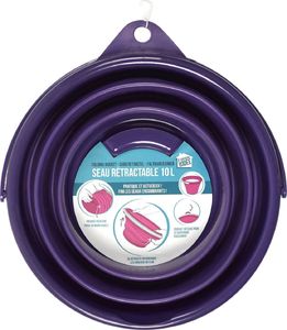 Intesi Wiadro składane 10L różowe 3