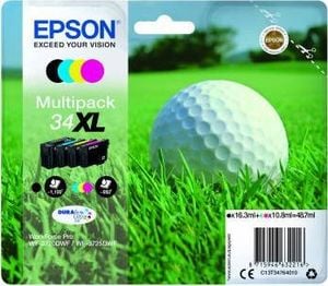 Tusz Epson Oryginalny Zestaw Tuszy T3476 do Epson 10.8 ml / 16.3 ml CMYK 1