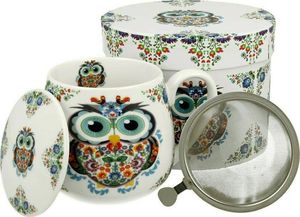 DUO Pl Kubek Baryłka Z Zaparzaczem 430 Ml Sowa Etno () - 102912-uniw 1