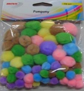 BREWIS Pompony pastelowe POM02 1