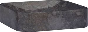 Umywalka vidaXL Umywalka, czarna, 40x40x10 cm, marmurowa 1