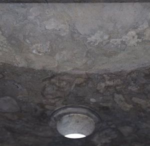 Umywalka vidaXL Umywalka, czarna, 40x40x10 cm, marmurowa 2