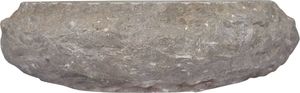 Umywalka vidaXL Umywalka, 40x12 cm, marmurowa, szara 2