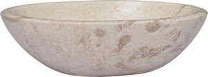 Umywalka vidaXL Umywalka, kremowa, 53x40x15 cm, marmurowa 1