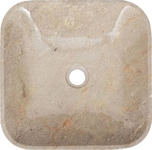 Umywalka vidaXL Umywalka, szara, 40x40x10 cm, marmurowa 4