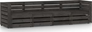 vidaXL Ogrodowa sofa 4-osobowa, impregnowane drewno sosnowe 1
