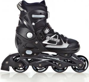 Rolki RAVEN Spirit rekreacyjne regulowane czarne r. 33-36 1