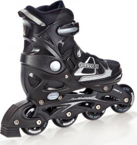 Rolki RAVEN Spirit rekreacyjne regulowane czarne r. 33-36 3