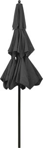 vidaXL 3-poziomowy parasol na aluminiowym słupku, antracytowy, 2,5 m 5