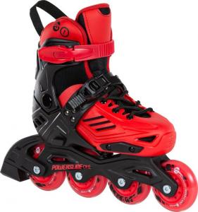 Rolki Powerslide Khaan Junior LTD rekreacyjne regulowane czerwone r. 31-34 2