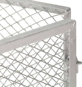 vidaXL Kompostownik ogrodowy, 85x85x70 cm, galwanizowane żelazo 2