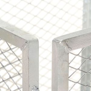 vidaXL Kompostownik ogrodowy, 85x85x70 cm, galwanizowane żelazo 3