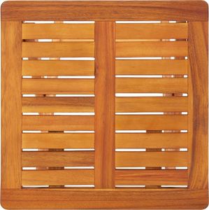 vidaXL Leżaki z poduszkami i stolikiem lite drewno akacjowe 2 szt. 2