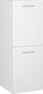 vidaXL Zestaw mebli łazienkowych, biały, płyta wiórowa 4