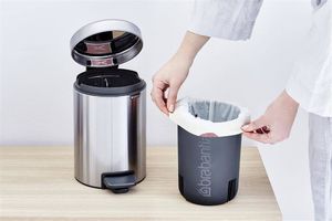 Kosz na śmieci Brabantia New Icon na pedał srebrny (11 21 64) 5