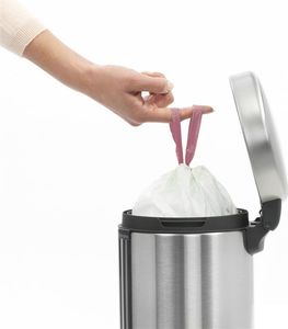 Kosz na śmieci Brabantia New Icon na pedał srebrny (11 21 64) 6