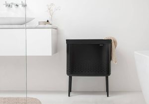 Kosz na pranie Brabantia Kosz na bieliznę BO 60L czarny matowy 200526 2