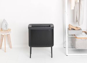 Kosz na pranie Brabantia Kosz na bieliznę BO 60L czarny matowy 200526 8