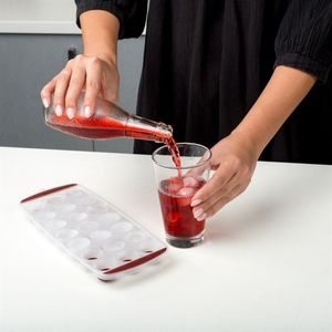NAVA Foremka forma do 21 kostek lodu z silikonowym dnem łatwe wyciąganie 6