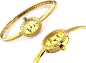 Zegarek Lovrin Złoty damski zegarek 585 sztywna bransoletka 11,5 g 1